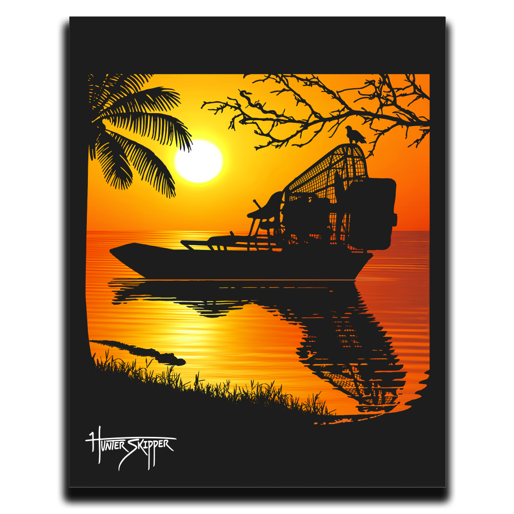 The Florida Airboat Canvas Print