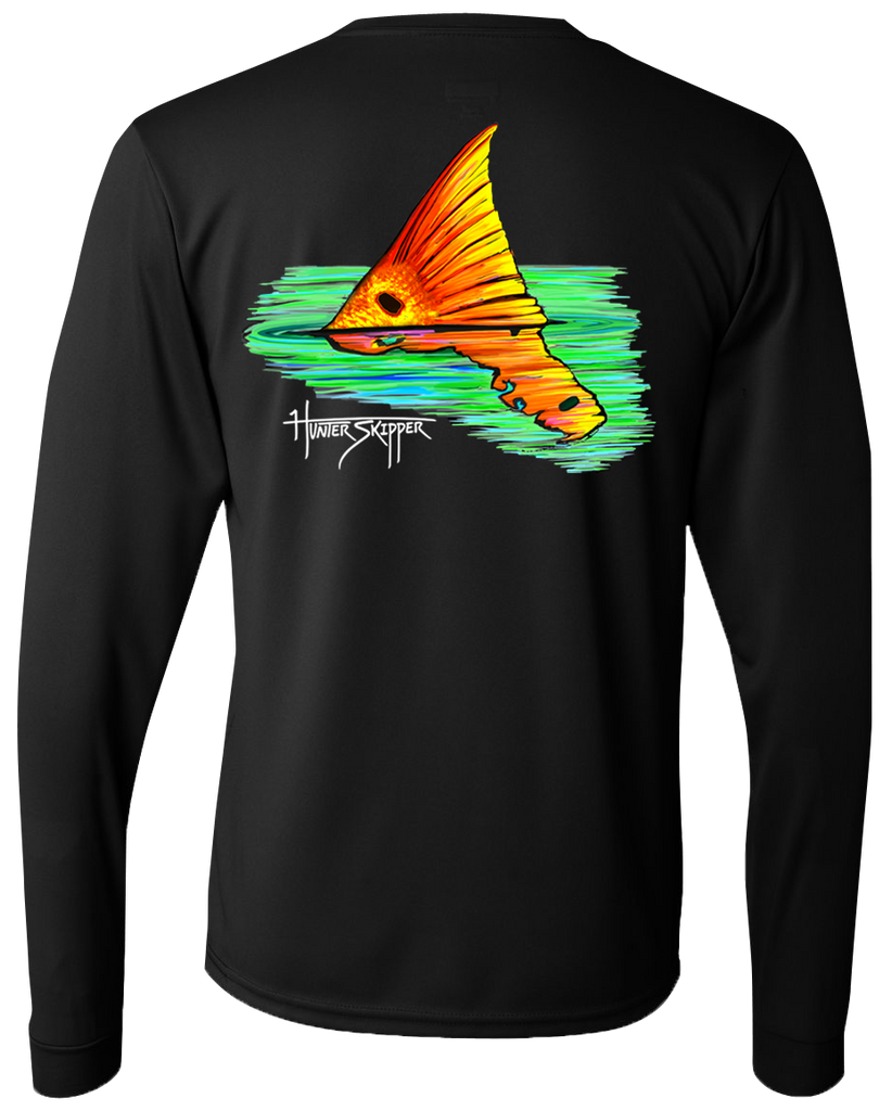 Redfish Tail Performance Fishing Shirt