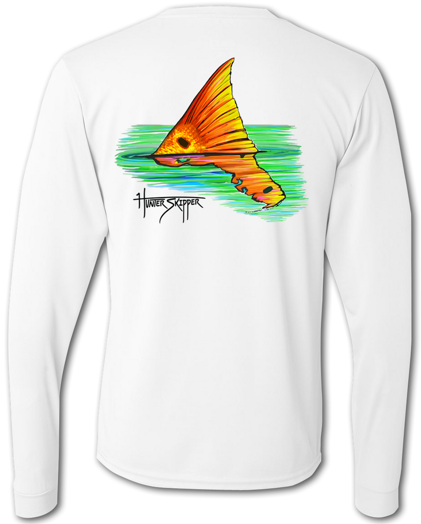 Redfish Tail Performance Fishing Shirt